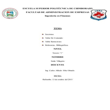 secciones y saltos de pagina 