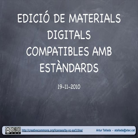 Estandards i educació