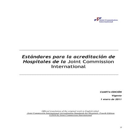 Estandares de la jci