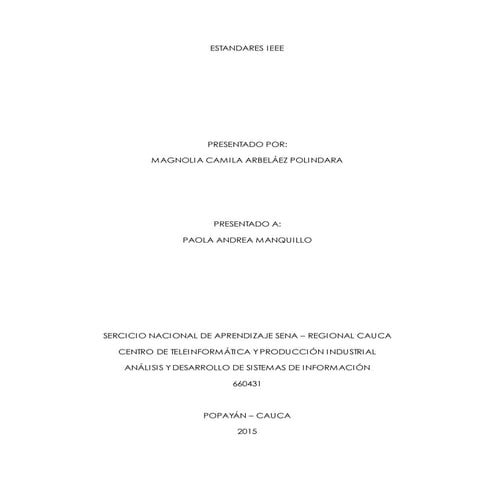 25 Estandares - IEEE Calidad de Software