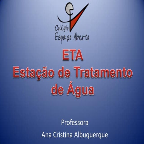 Estação de tratamento de água