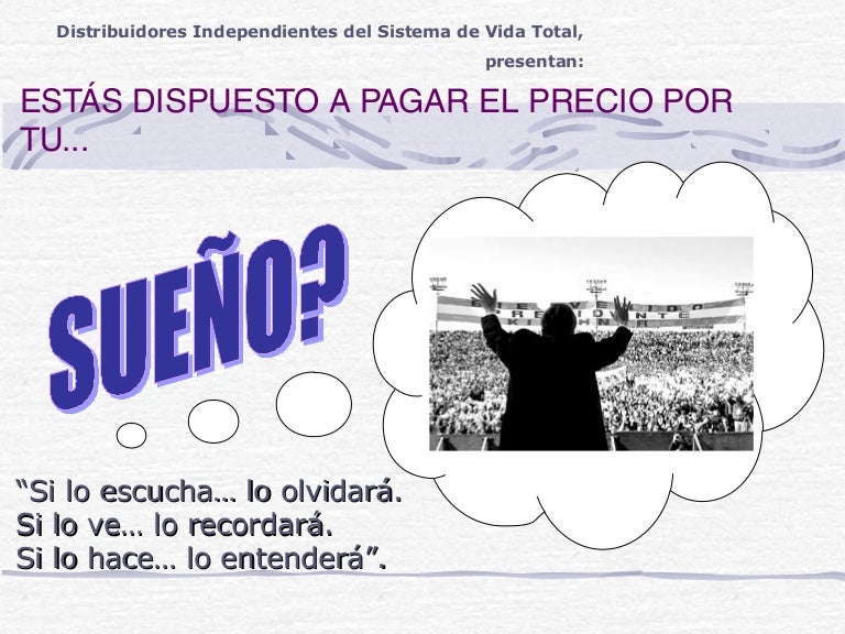 Estas dispuesto a pagar el precio