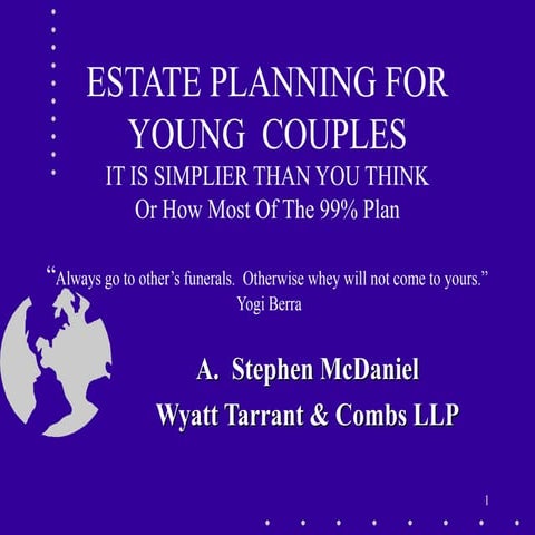 Estate Planning for Young Couples