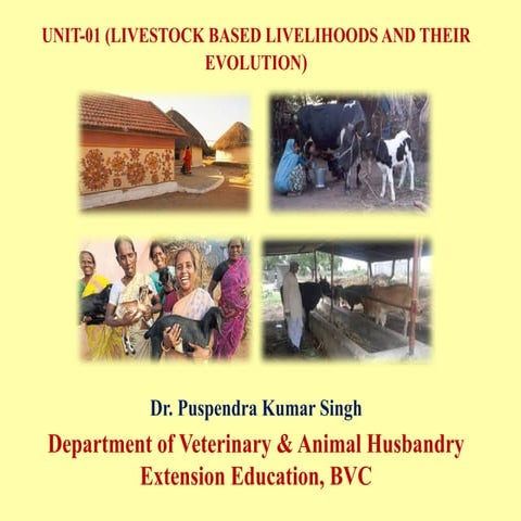 Estate_Farming. ( live stock based livelihoods and their evolution) | PPTX