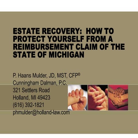 Estate Recovery: How to Protect Your Assets from a Reimbursement Claim of the...