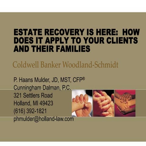 Estate Recovery Presentation