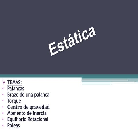 Estatica 