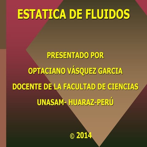 Estatica de fluidos  fic 2013 i