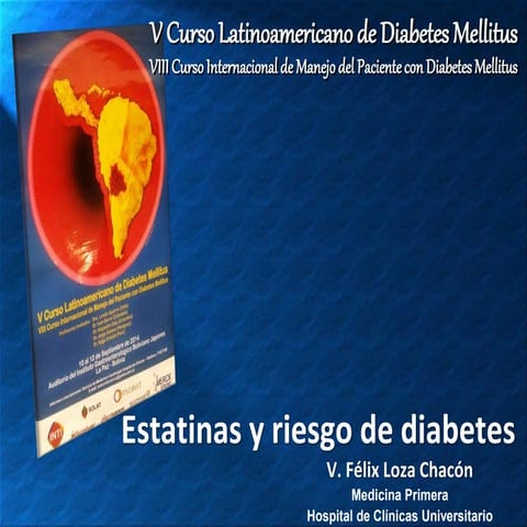 Estatinas y diabetes