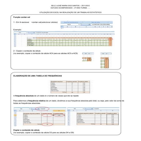 Estatistica trabalho projeto
