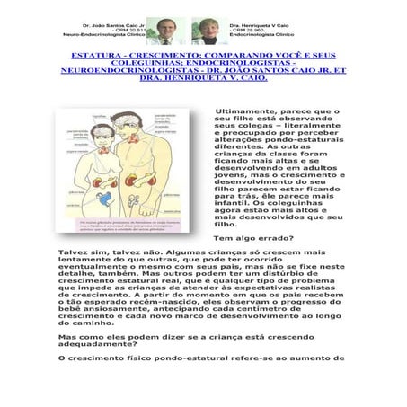 Estatura Crescimento