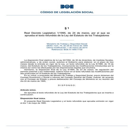 Estatuto actualizado marzo 2014