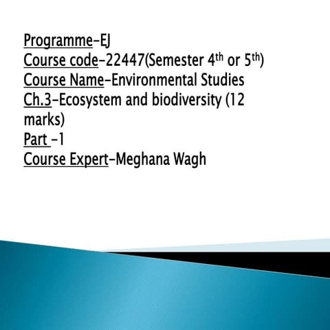 Est ch.3 ecosystem and biodiversity part1,2,3