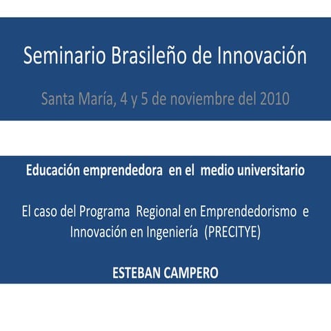 EDUCACIÓN EMPRENDEDORA