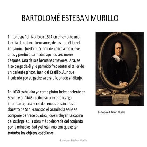 Esteban murillo y su arte