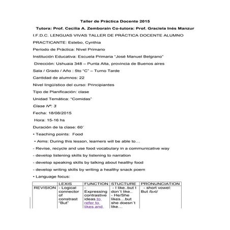 Estebo   tpd-lesson plan nº 3 primary practicum - revised version