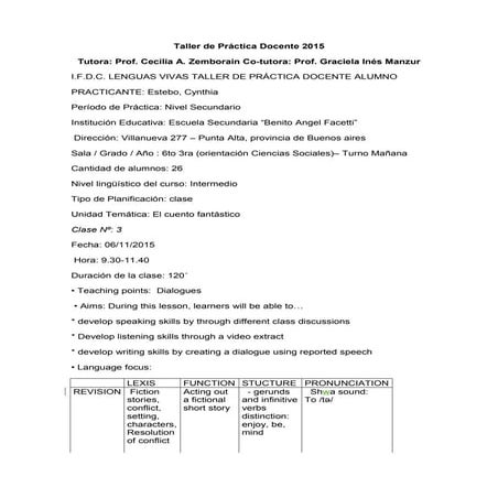 Estebo tpd- lesson plan nº 3 secondary practicum