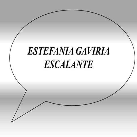 hoja de vida de Estefania Gaviria Escalante