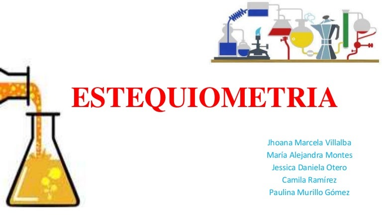 Resultado de imagen de estequiometria
