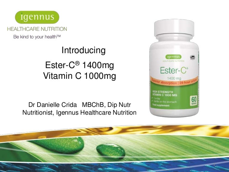 Introducing EsterC® 1400mg Vitamin C 1000mg nonacidic vitamin C wi…