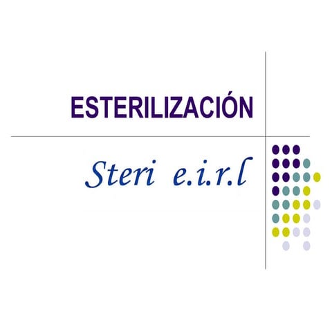 Esterilización y productos 2014