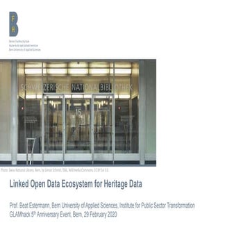 Estermann Linked Data Ecosystem for Heritage Data - 29 Feb 2020