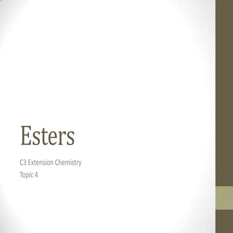 Esters