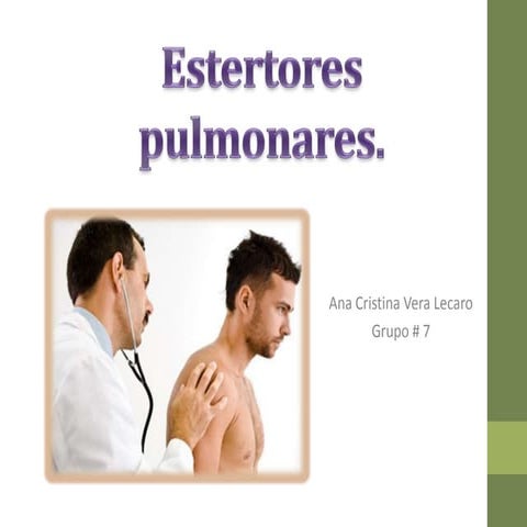 Estertores