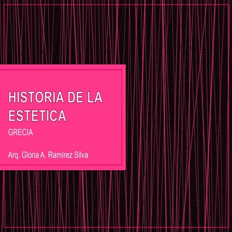 Estetica grecia