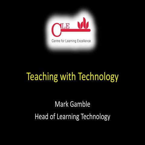 UoB EST Faculty - Teaching with Technology