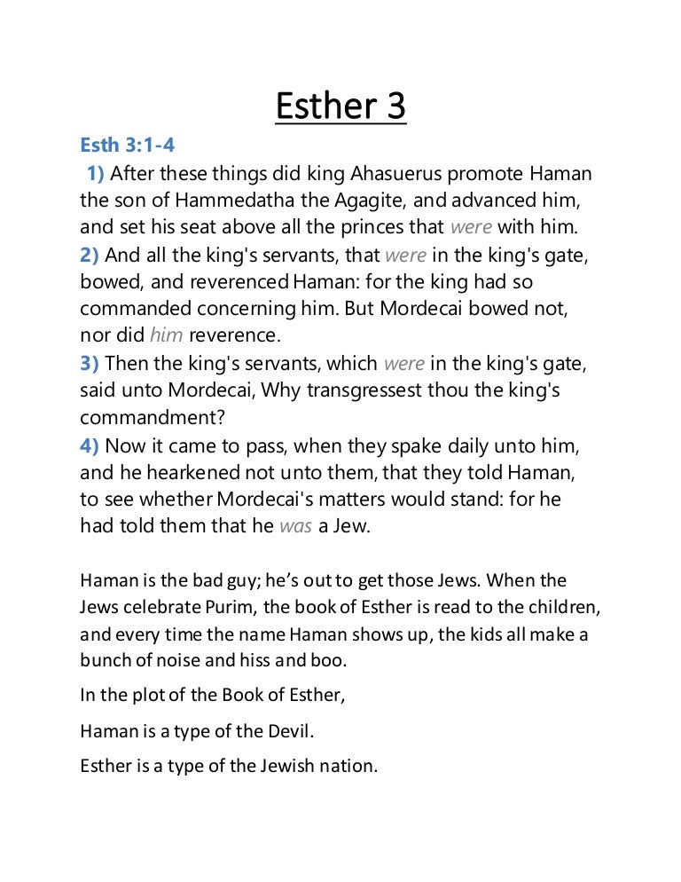 Esther 3