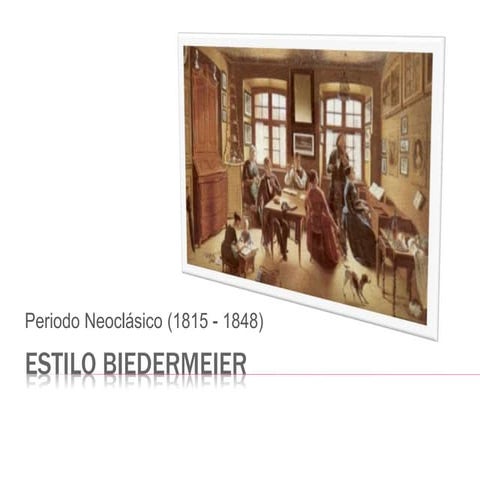 Historia del mueble - Estilo Biedermeier 