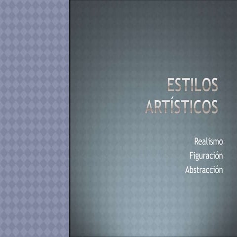 Estilos artisticos