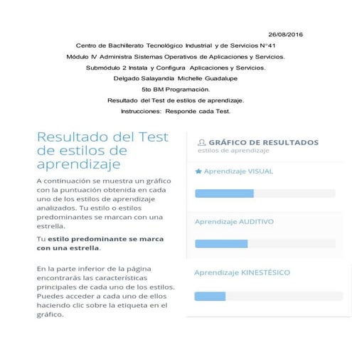 Estilos de aprendizaje