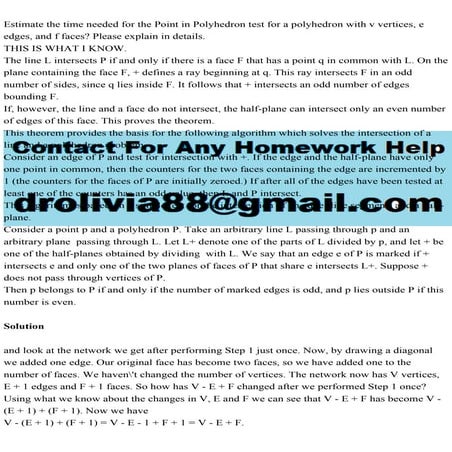 Estimate the time needed for the Point in Polyhedron test for a poly.pdf