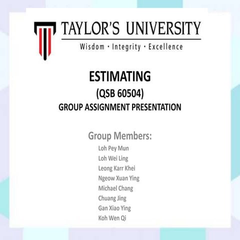 Estimating presentation