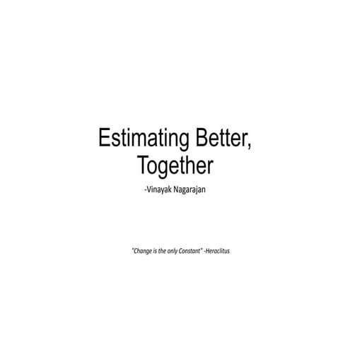 Basic Time Estimation | PPTX
