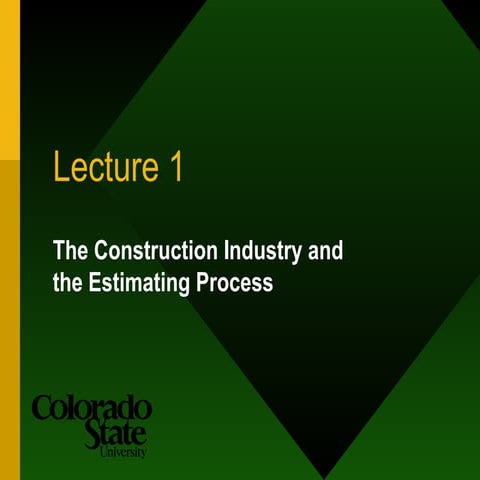 Estimating Bidding Lesson 01 Slides Ppt