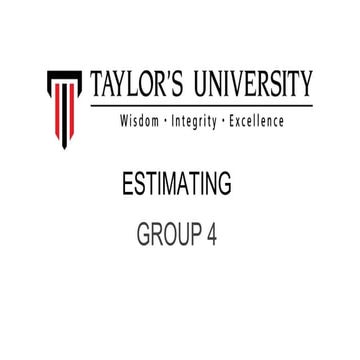 Estimating presentation