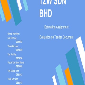 Estimating presentation slides