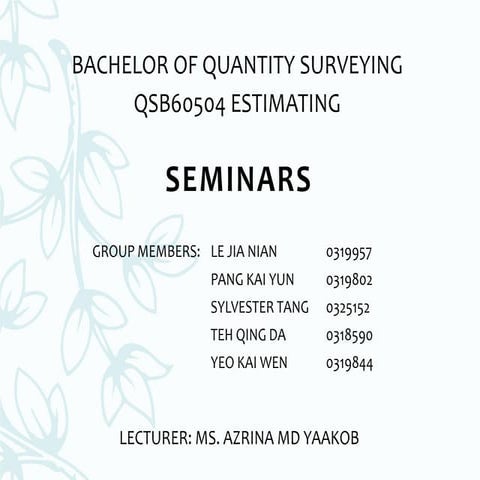 Seminar 1 - Question 1