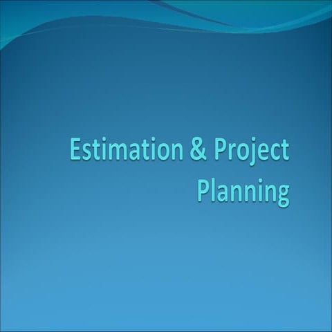 Estimation