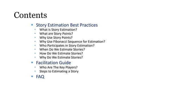 Estimation