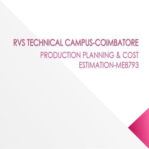 estimation and costing ppt presentation .ppt