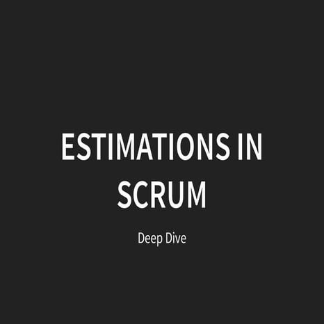 Estimation improvement in SCRUM