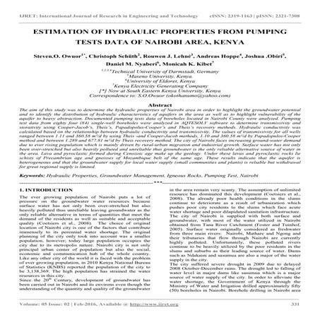 The Northern Collector Water Tunnel Project Report | PDF