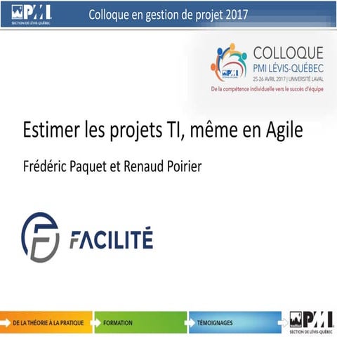 Estimer les projets TI, même en Agile