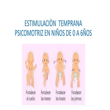 Estimulaciòn de 0 a 6 años  2