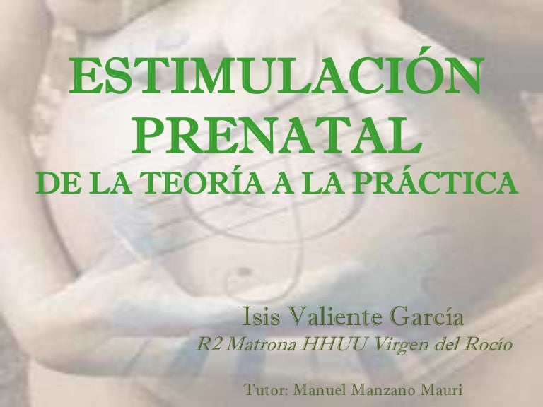 Estimulación prenatal