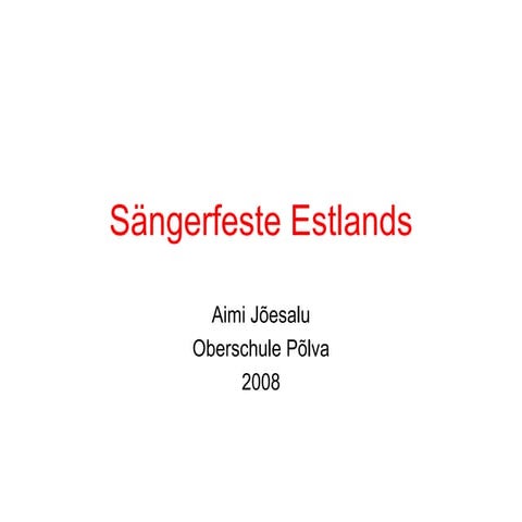Estlandsangerfeste